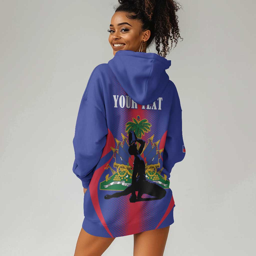 Afro-Haitians Pride Personalized Hoodie Dress Neg Marron Haitian Heritage - African Pride