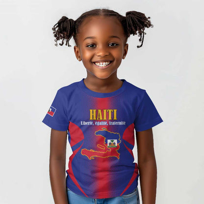 Afro-Haitians Pride Personalized Kid T shirt Neg Marron Haitian Heritage LT18