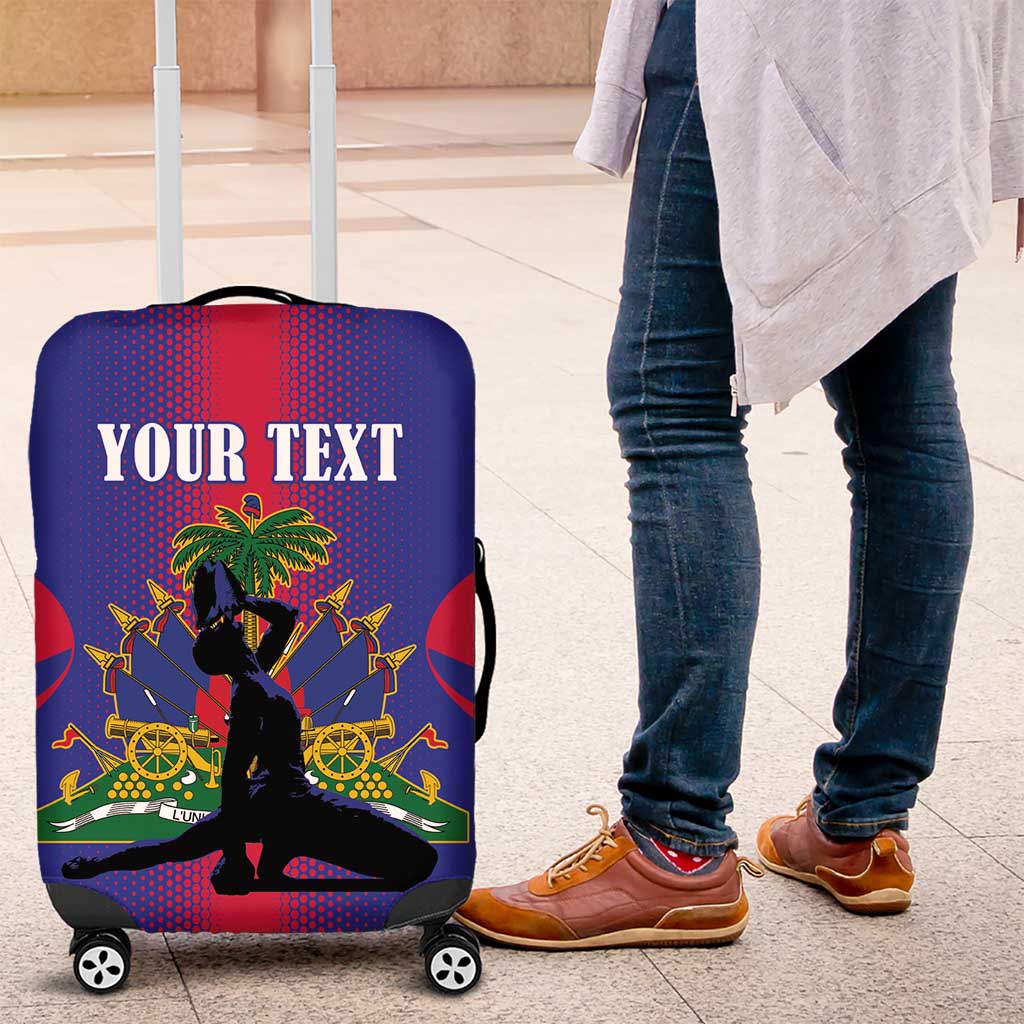 Afro-Haitians Pride Personalized Luggage Cover Neg Marron Haitian Heritage - African Pride