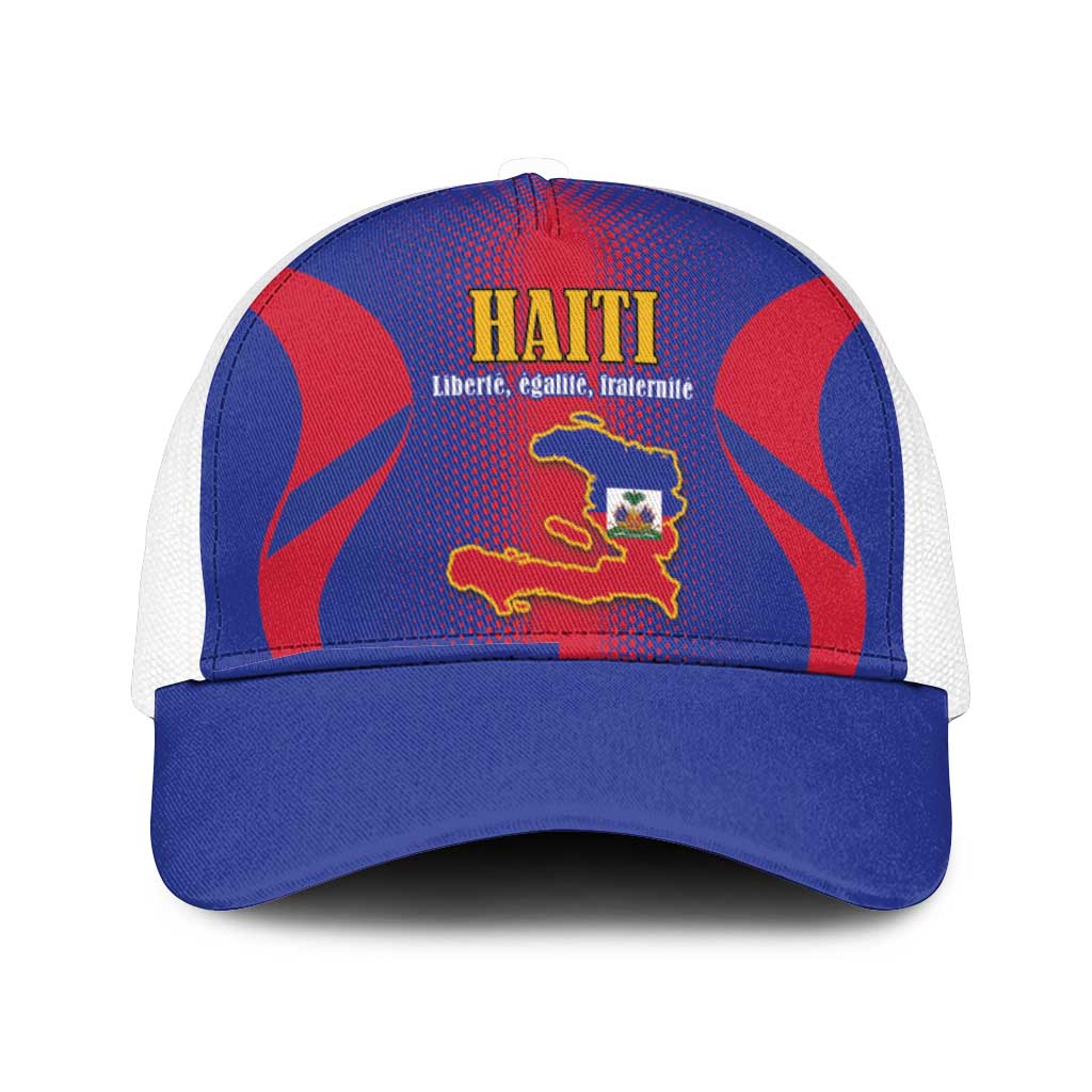 Afro-Haitians Pride Mesh Trucker Cap Neg Marron Haitian Heritage - African Pride