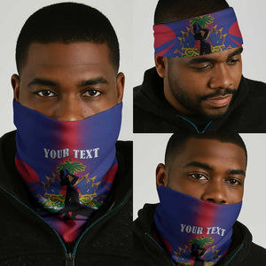 Afro-Haitians Pride Personalized Neck Gaiter Neg Marron Haitian Heritage - African Pride