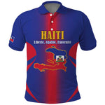 Afro-Haitians Pride Personalized Polo Shirt Neg Marron Haitian Heritage - African Pride