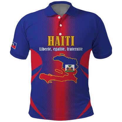 Afro-Haitians Pride Personalized Polo Shirt Neg Marron Haitian Heritage - African Pride