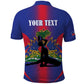 Afro-Haitians Pride Personalized Polo Shirt Neg Marron Haitian Heritage - African Pride