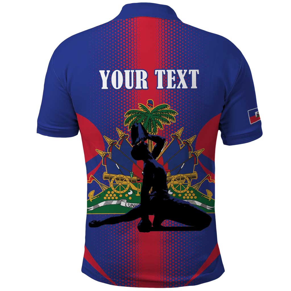 Afro-Haitians Pride Personalized Polo Shirt Neg Marron Haitian Heritage - African Pride