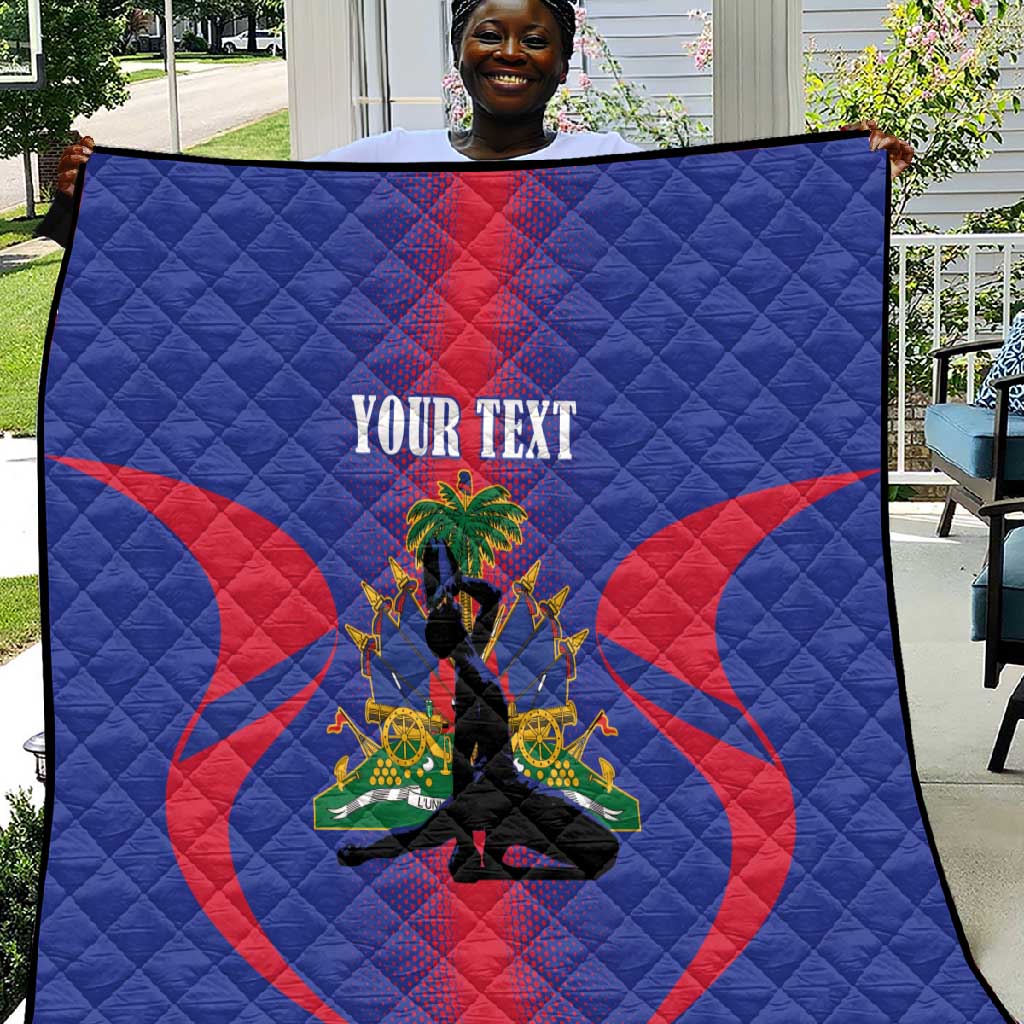 Afro-Haitians Pride Personalized Quilt Neg Marron Haitian Heritage - African Pride