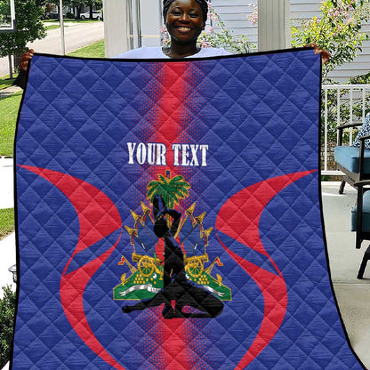 Afro-Haitians Pride Personalized Quilt Neg Marron Haitian Heritage - African Pride
