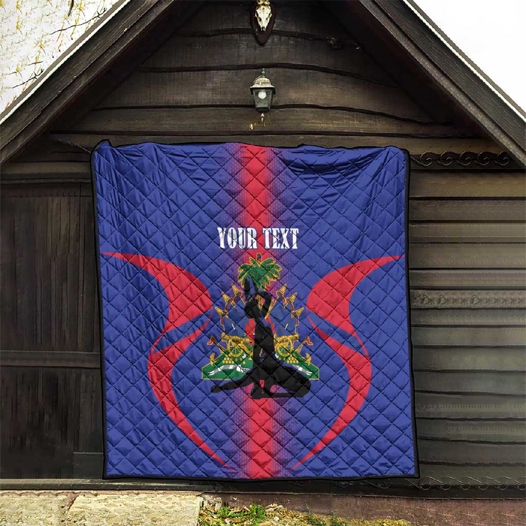 Afro-Haitians Pride Personalized Quilt Neg Marron Haitian Heritage - African Pride