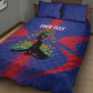 Afro-Haitians Pride Personalized Quilt Bed Set Neg Marron Haitian Heritage - African Pride