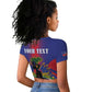Afro-Haitians Pride Personalized Raglan Cropped T shirt Neg Marron Haitian Heritage - African Pride