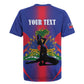 Afro-Haitians Pride Personalized Rugby Jersey Neg Marron Haitian Heritage LT18