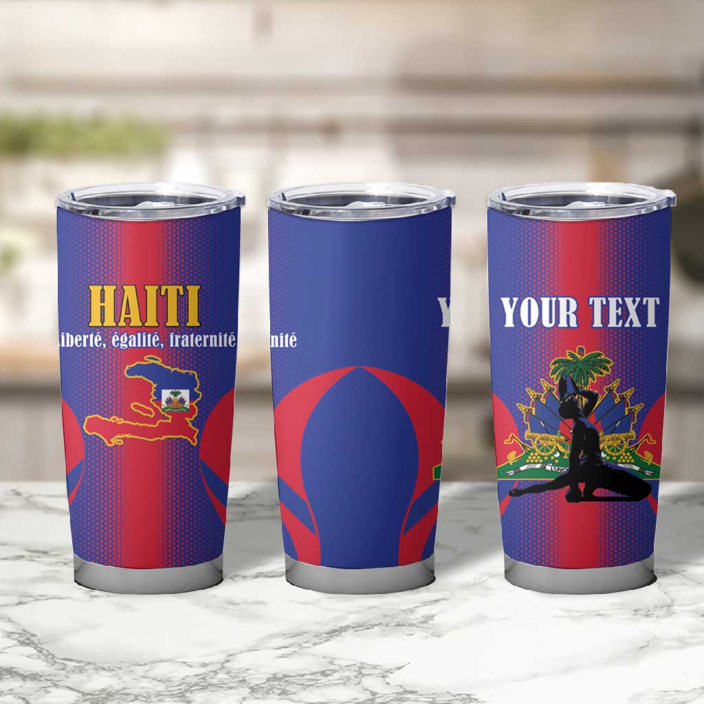 Afro-Haitians Pride Personalized Tumbler Cup Neg Marron Haitian Heritage - African Pride