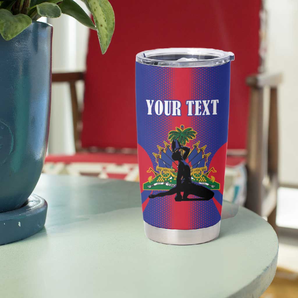 Afro-Haitians Pride Personalized Tumbler Cup Neg Marron Haitian Heritage - African Pride