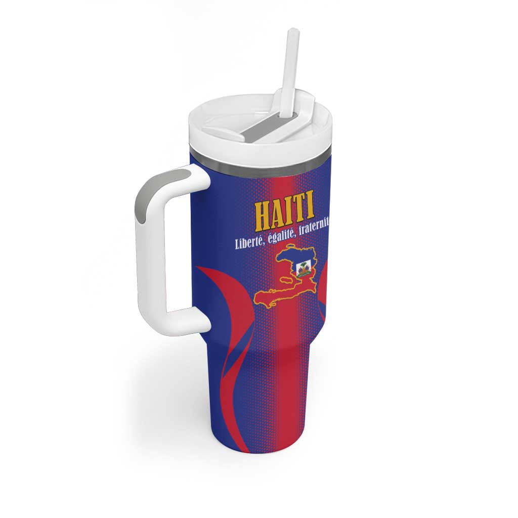 Afro-Haitians Pride Personalized Tumbler With Handle Neg Marron Haitian Heritage - African Pride