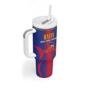 Afro-Haitians Pride Personalized Tumbler With Handle Neg Marron Haitian Heritage - African Pride