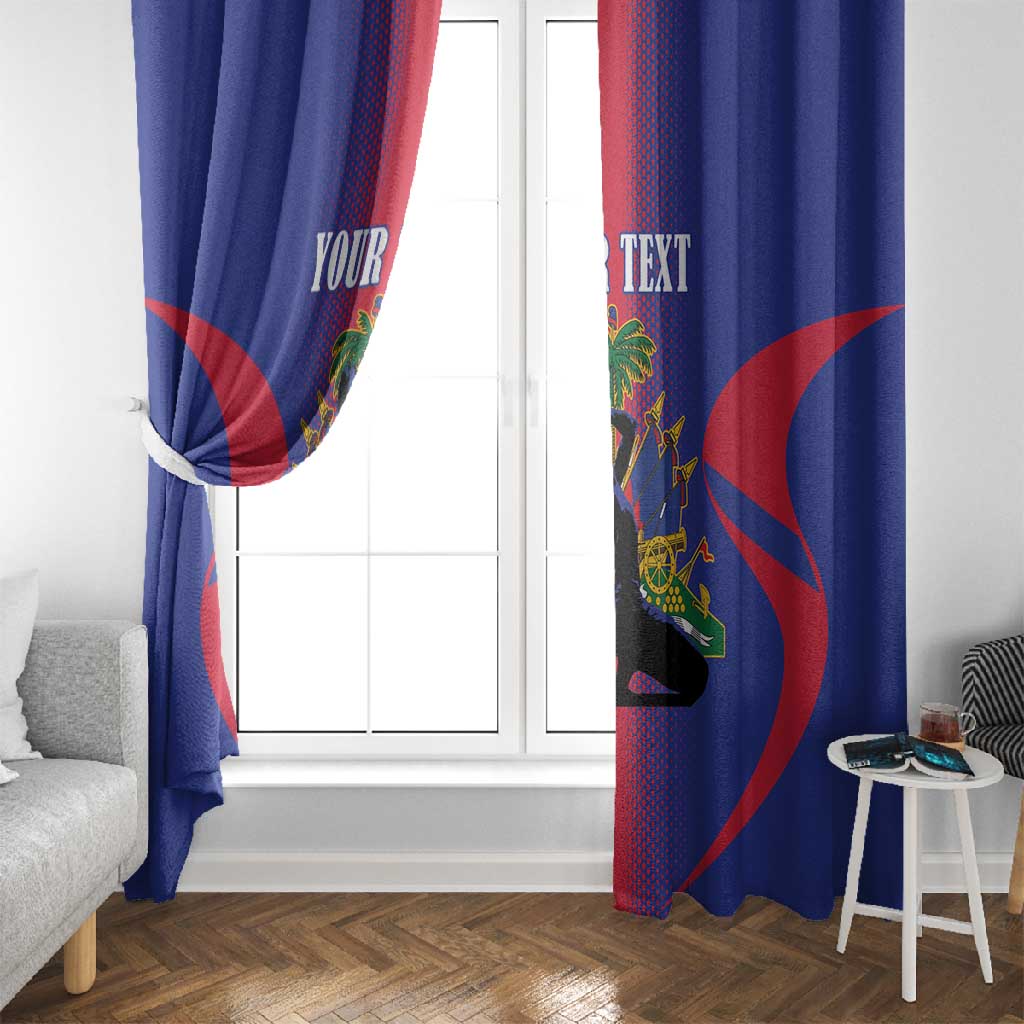 Afro-Haitians Pride Personalized Window Curtain Neg Marron Haitian Heritage - African Pride