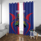Afro-Haitians Pride Personalized Window Curtain Neg Marron Haitian Heritage - African Pride