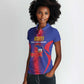Afro-Haitians Pride Personalized Women Polo Shirt Neg Marron Haitian Heritage LT18