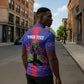 Afro-Haitians Pride Personalized Zipper Polo Shirt Neg Marron Haitian Heritage