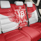 Custom Tunisia Football Back Car Seat Cover Eagles of Carthage Spirit - African Pride