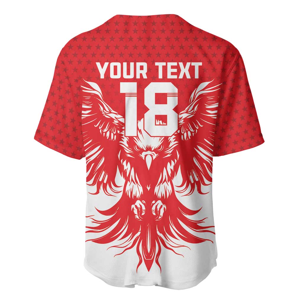 Custom Tunisia Football Baseball Jersey Eagles of Carthage Spirit - African Pride