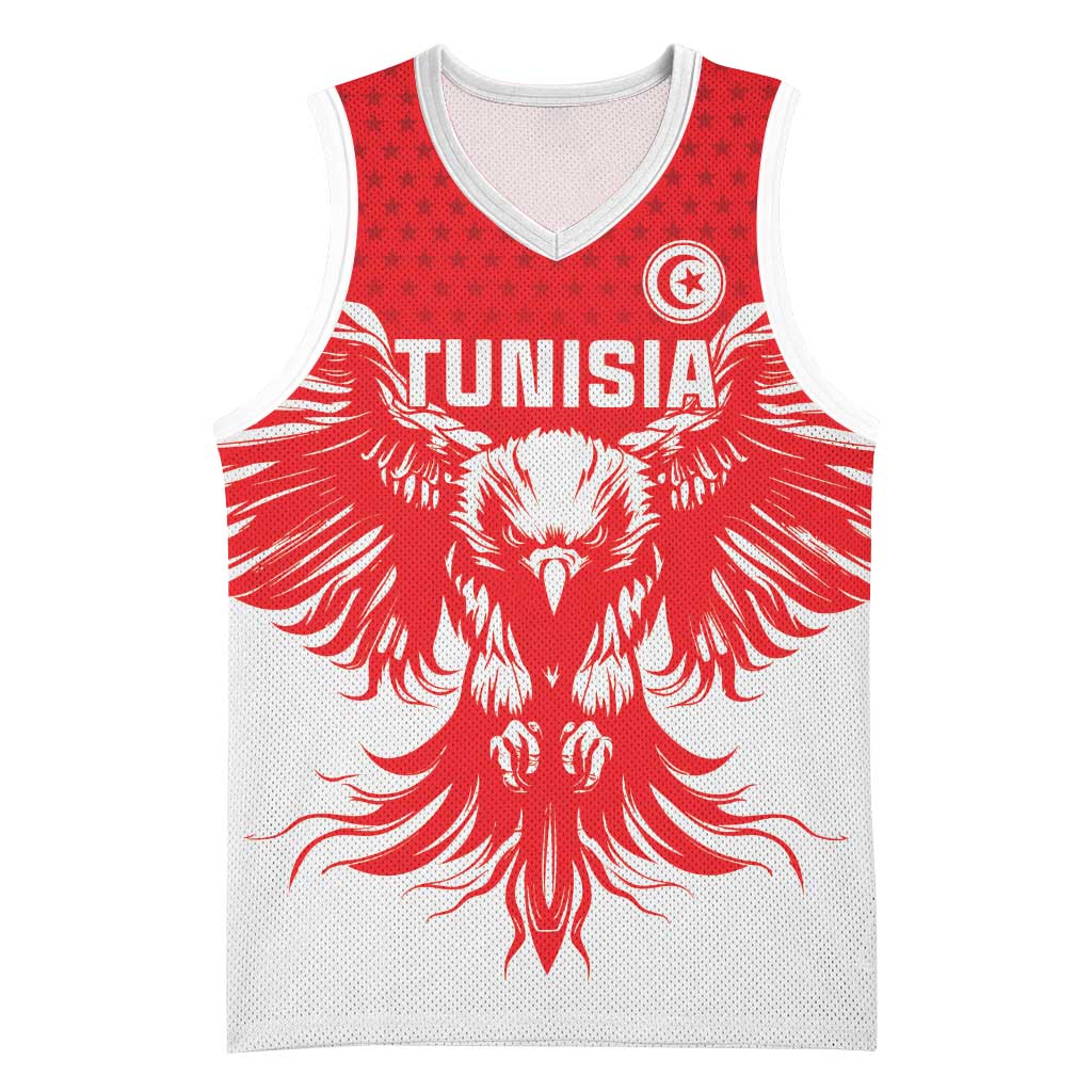 Custom Tunisia Football Basketball Jersey Eagles of Carthage Spirit - African Pride