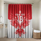 Custom Tunisia Football Bathroom Set Eagles of Carthage Spirit LT18