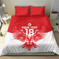 Custom Tunisia Football Bedding Set Eagles of Carthage Spirit - African Pride