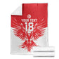 Custom Tunisia Football Blanket Eagles of Carthage Spirit - African Pride