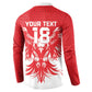 Custom Tunisia Football Button Sweatshirt Eagles of Carthage Spirit