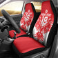 Custom Tunisia Football Car Seat Cover Eagles of Carthage Spirit - African Pride