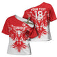 Custom Tunisia Football Cross Shoulder Shirt Eagles of Carthage Spirit - African Pride