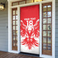 Custom Tunisia Football Door Cover Eagles of Carthage Spirit - African Pride
