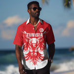 Custom Tunisia Football Hawaiian Shirt Eagles of Carthage Spirit - African Pride