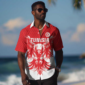 Custom Tunisia Football Hawaiian Shirt Eagles of Carthage Spirit - African Pride