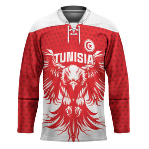 Custom Tunisia Football Hockey Jersey Eagles of Carthage Spirit - African Pride