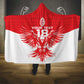 Custom Tunisia Football Hooded Blanket Eagles of Carthage Spirit - African Pride
