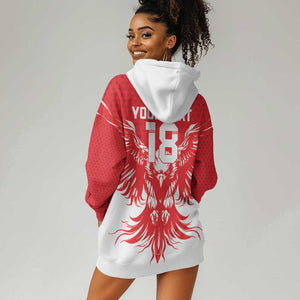 Custom Tunisia Football Hoodie Dress Eagles of Carthage Spirit - African Pride