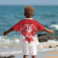 Custom Tunisia Football Kid Hawaiian Shirt Eagles of Carthage Spirit - African Pride