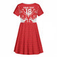 Custom Tunisia Football Kid Short Sleeve Dress Eagles of Carthage Spirit - African Pride