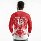 Custom Tunisia Football Long Sleeve Polo Shirt Eagles of Carthage Spirit - African Pride