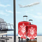 Custom Tunisia Football Luggage Cover Eagles of Carthage Spirit - African Pride