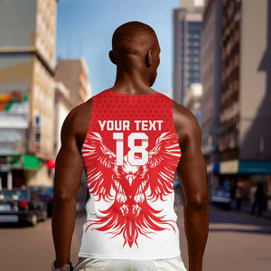 Custom Tunisia Football Men Tank Top Eagles of Carthage Spirit - African Pride