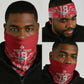 Custom Tunisia Football Neck Gaiter Eagles of Carthage Spirit - African Pride