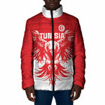Custom Tunisia Football Padded Jacket Eagles of Carthage Spirit - African Pride