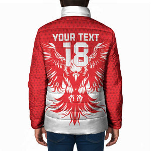 Custom Tunisia Football Padded Jacket Eagles of Carthage Spirit - African Pride