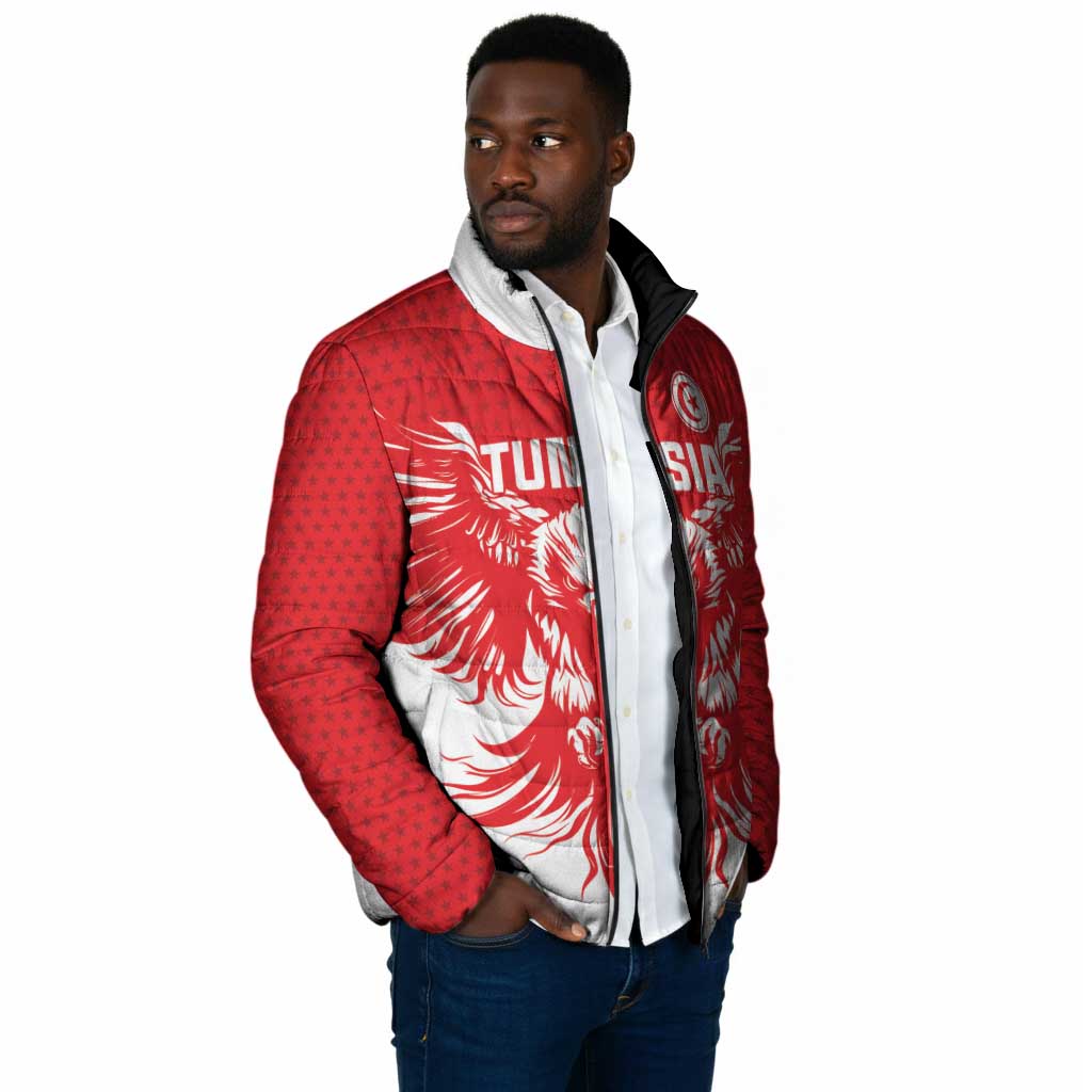 Custom Tunisia Football Padded Jacket Eagles of Carthage Spirit - African Pride