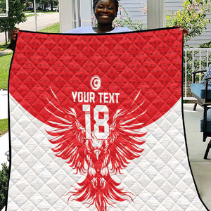 Custom Tunisia Football Quilt Eagles of Carthage Spirit - African Pride