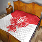 Custom Tunisia Football Quilt Eagles of Carthage Spirit - African Pride
