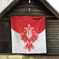 Custom Tunisia Football Quilt Eagles of Carthage Spirit - African Pride